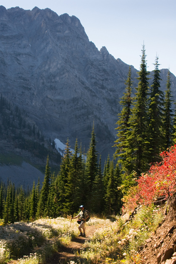 Baldy Loop on Island Lake Resort Trails